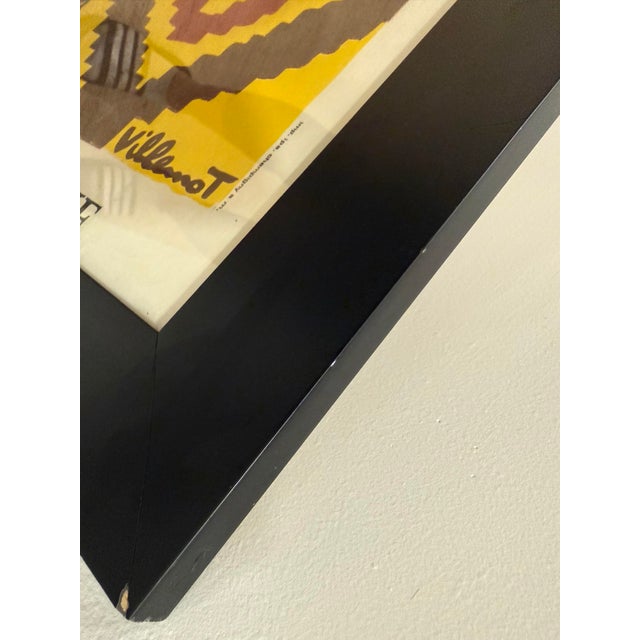 Vintage 1984 Original Poster for Bourgogne Regional Council Designed by the Iconic Bernard Villemot, Framed For Sale - Image 9 of 12