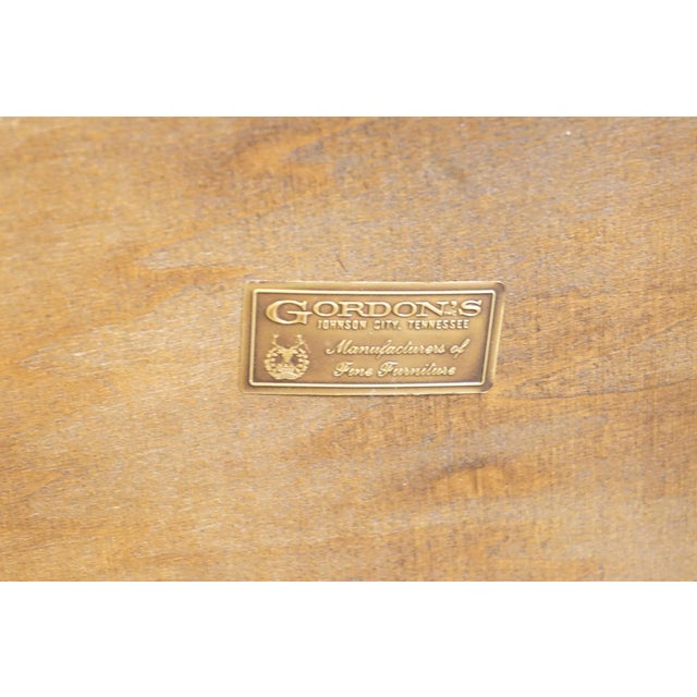 Gordon's Furniture Banded Mahogany Traditional Style 52" Accent Sofa Table For Sale - Image 9 of 9