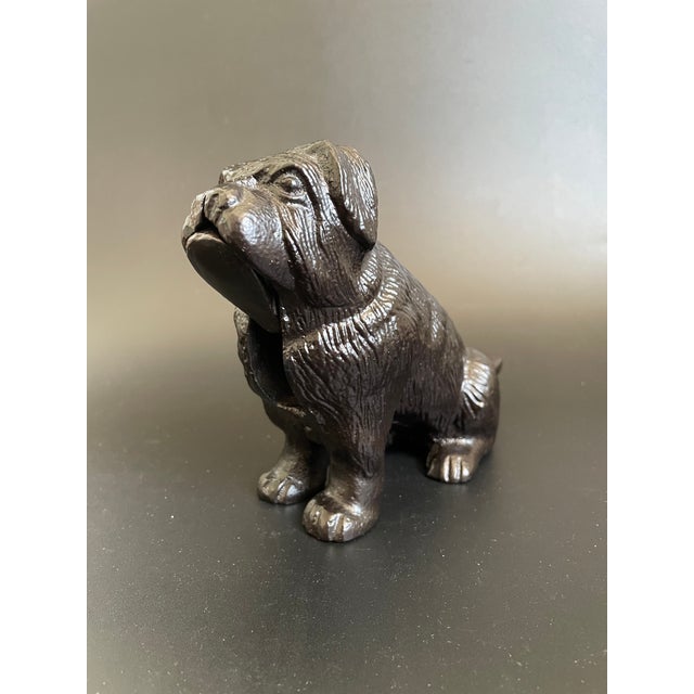 Vintage Cast Iron English Bulldog Nutcracker For Sale - Image 4 of 14