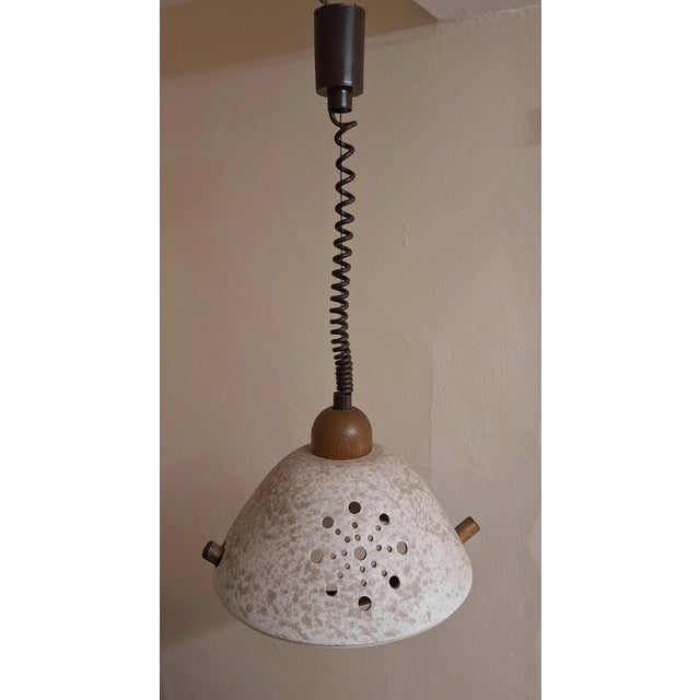 Vintage German Ceiling Lamp from Hustadt-Leuchten, 1990s For Sale - Image 4 of 8