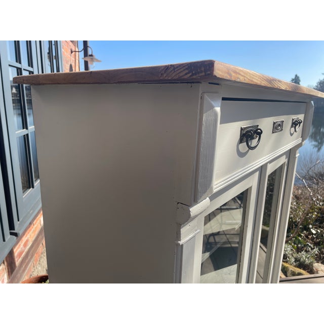 Antique Vertical Buffet in Fir, 1890s For Sale - Image 9 of 18