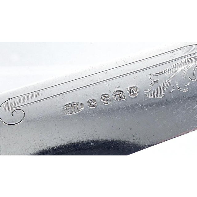 Silver Victorian Sheffield Dessert Service, Set of 24 For Sale - Image 8 of 18