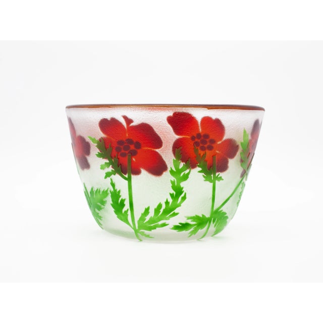 Kosta Boda Swedish Glass Bowl by Paul Hoff for Kosta Boda, 1980s For Sale - Image 4 of 6