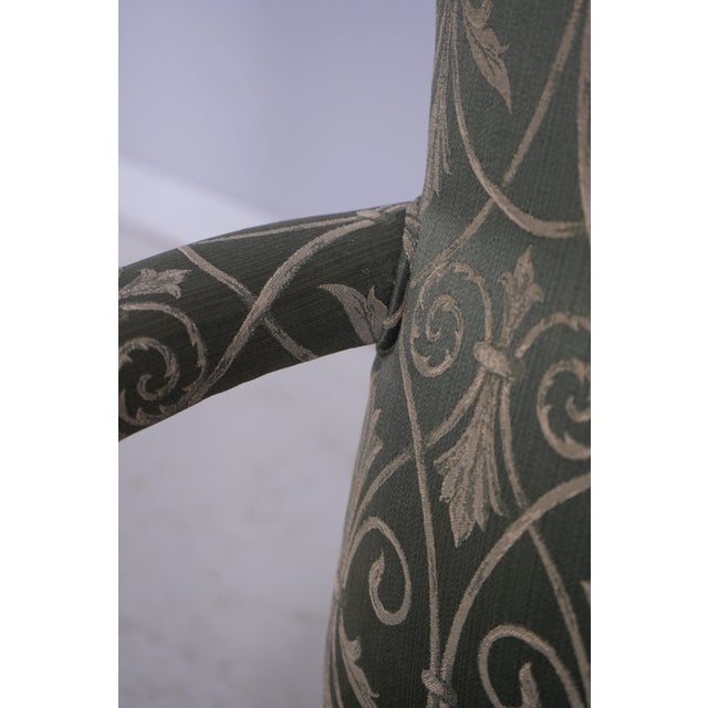 Pair Southwood Newly Upholstered Chippendale Armchairs For Sale - Image 13 of 18