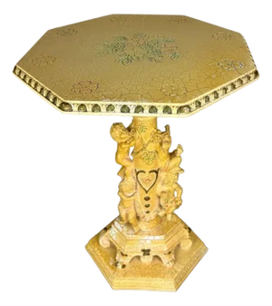 Alabaster Pedestal Table