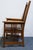 Wood Nichols & Stone Quarter Sawn Oak Mission Style Arts & Crafts Dining Arm Chair 4033-0460 / 796-4014 For Sale - Image 7 of 10