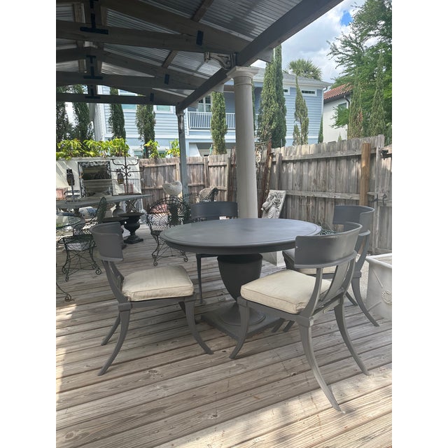 Restoration Hardware Outdoor Dining Set For Sale - Image 12 of 12