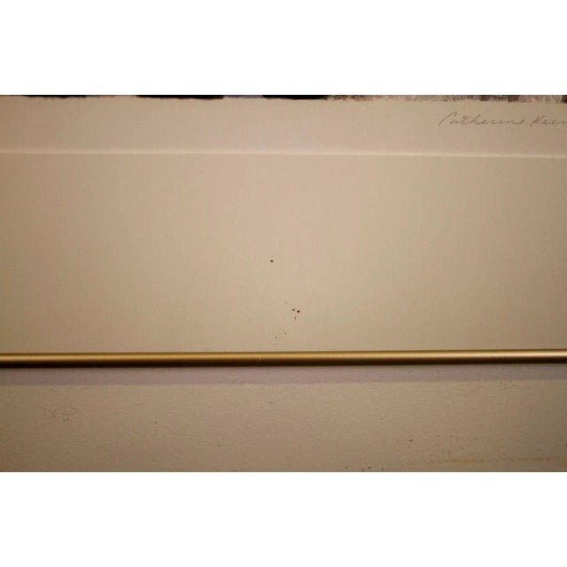 Late 20th Century Sticks #2 Signed Contemporary Abstract Screenprint 15/61 Framed by Catherine Kernan For Sale - Image 11 of 11