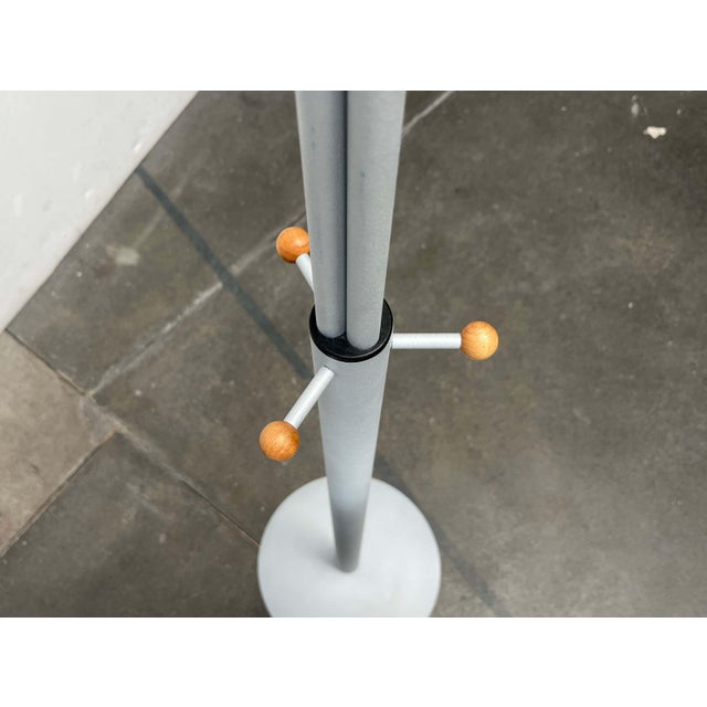 Postmodern German Gray Metal Coat Rack by Markus Börgens for D-Tec, 1980s For Sale - Image 16 of 18