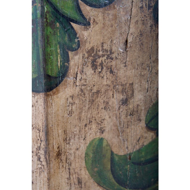 Traditional 19th Century Portugese Polycromed Headboard For Sale - Image 3 of 12