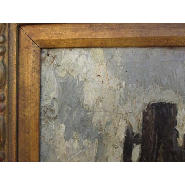 "Rouen La Rue De L'epicerie"by Pierre Jean Dumont Painting Circa 1920s For Sale - Image 10 of 10