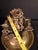 17th Century Antique 18th C / Possibly 17th Century Continental Brass 7 Wick Shabbat Oil Lamp Judenstern For Sale - Image 5 of 18