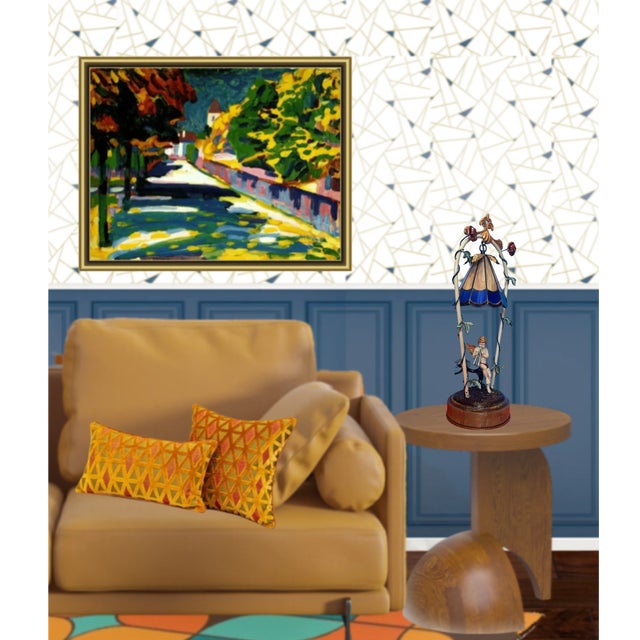 Cherub Playing the Flute Tole Table Lamp For Sale In New York - Image 6 of 12