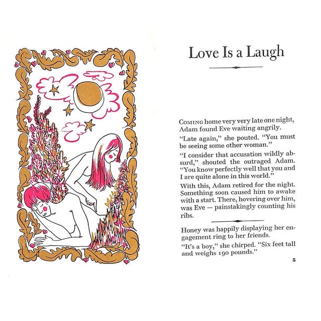 Traditional "Love Is a Laugh" 1967 Greenman, Margaret For Sale - Image 3 of 8
