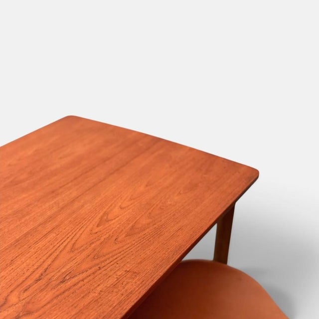 Small Danish Teak Writing Desk, 1960s For Sale - Image 4 of 12