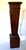 Wood Antique Early 1800s Georgian Style Carved Mahogany Tapered Pedestal Stand For Sale - Image 7 of 18