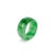 Ladies Natural Green 20.30ct Jadeite Jade Band Ring, Size 5 For Sale - Image 4 of 7