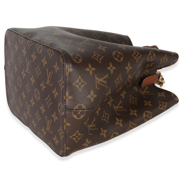 Textile Caramel Monogram Canvas NeoNoe MM For Sale - Image 7 of 9