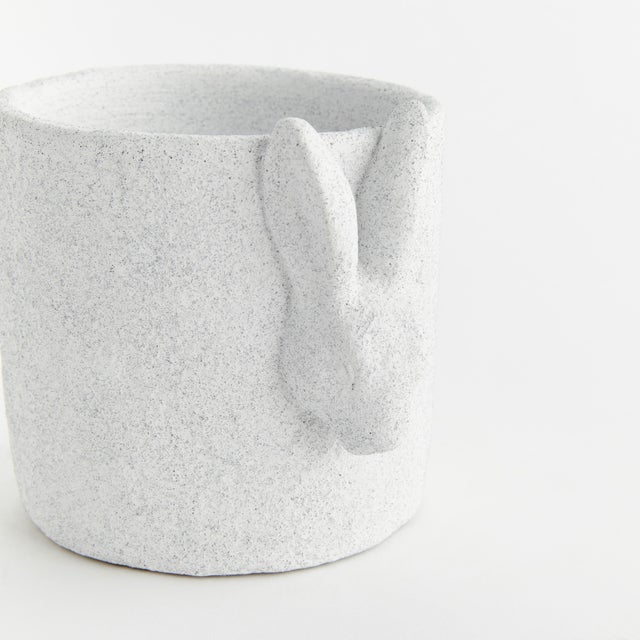 Realism Rabbit Relief Pot Large For Sale - Image 3 of 4