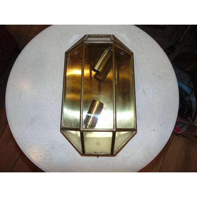 Vintage Brass Plafond Wall Light, 1970s For Sale - Image 9 of 9
