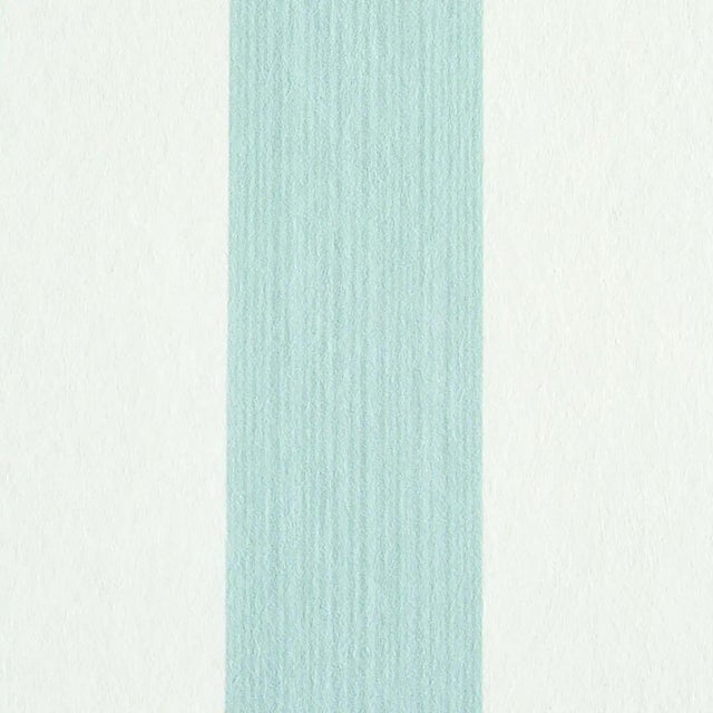 Transitional Sample - Schumacher Edwin Stripe Medium Wallpaper in Mineral For Sale - Image 3 of 4