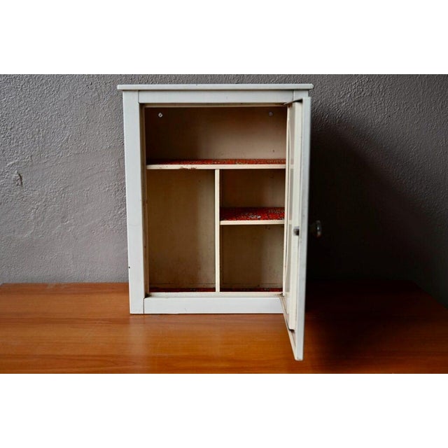 Bohemian Metal Medicine Cabinet, France, 1940s For Sale - Image 4 of 13
