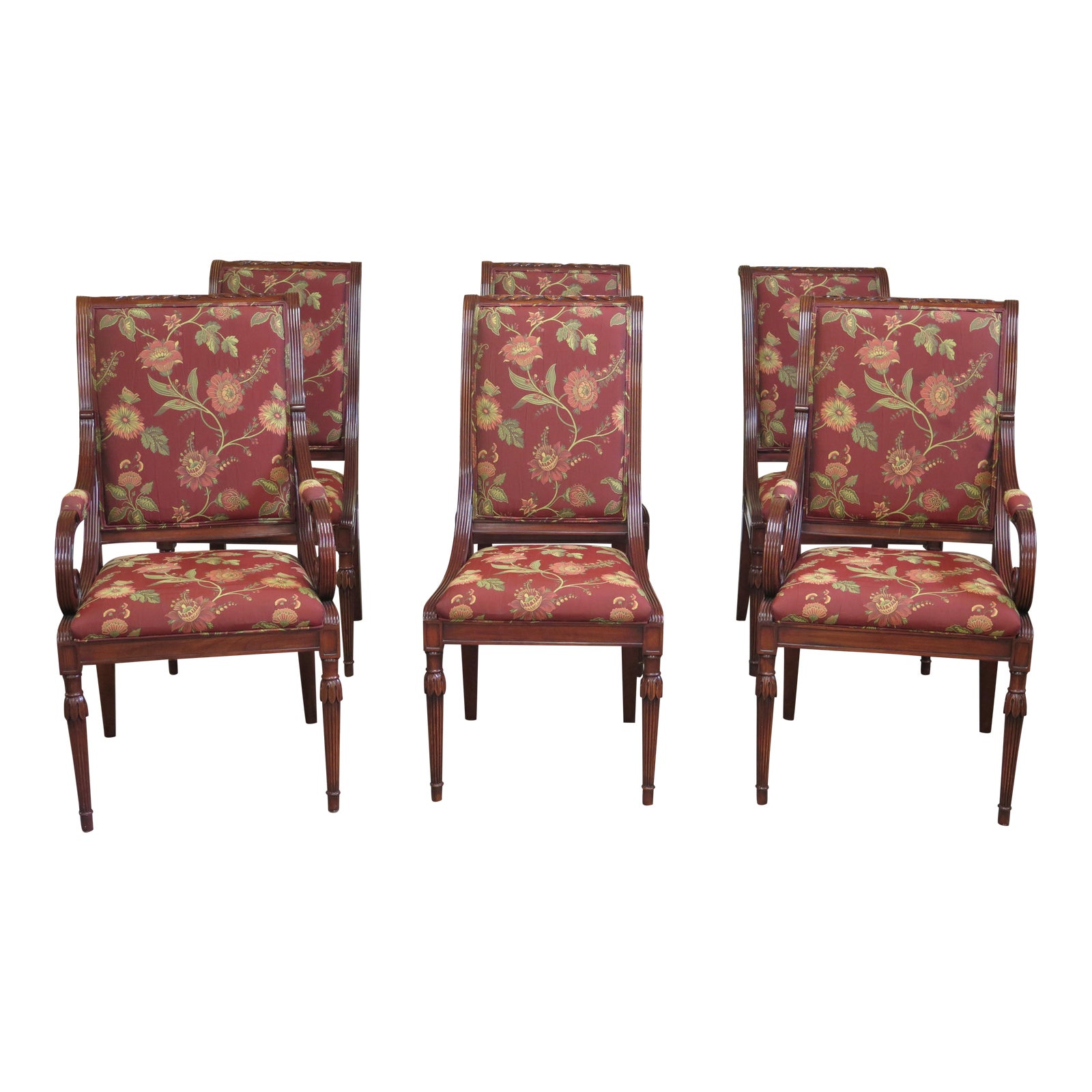 Karges Regency Style Dining Room Chairs Set of 6 Chairish