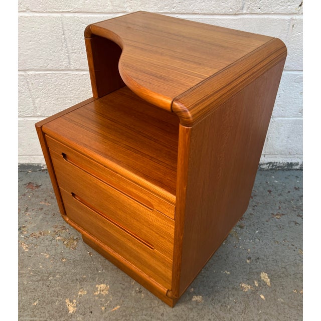 Mid-Century Teak Nightstand by Sun Cabinet For Sale - Image 13 of 16