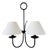 Double Wall Light in the style of Royère, 1960s For Sale