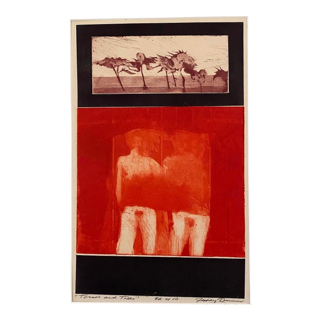 Late 20th Century Jeffrey Dunne “Torso and Trees” Signed Limited Edition Print, Edition of 10 For Sale