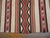 1920s 1920s Multicolor Geometric Tribal Antique American Navajo Rug 3'6" X 5'9" Flatweave Wool Carpet For Sale - Image 5 of 6