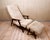 1950s Set of Swedish Siesta Lounge Chair with Footrest in Teak and Sheepskin from Jio Möbler, 1950s For Sale - Image 5 of 18