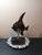1960s Gorgeous MCM Rosenthal Netter Korea Brass Black Striped Angel Fish Sculpture For Sale - Image 5 of 6