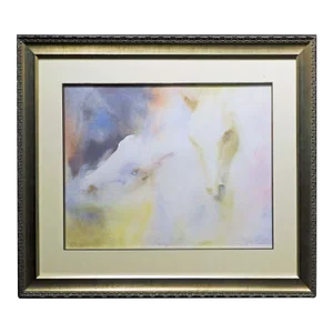 Beatrice Bulteau "Desire" Horse Fine Art Custom Framed Hand Signed