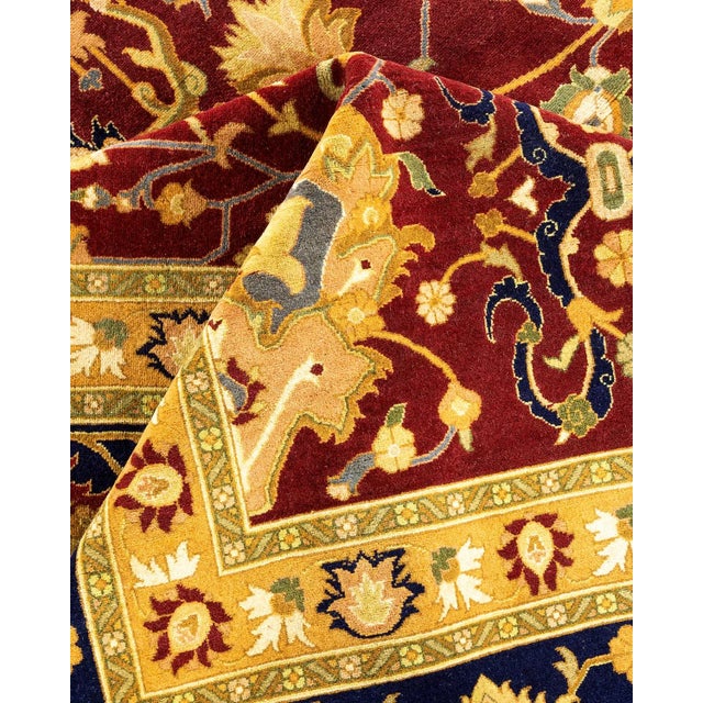 Textile Mogul, One-of-a-Kind Hand-Knotted Area Rug in Red, 12' 0" x 18' 2" For Sale - Image 7 of 8