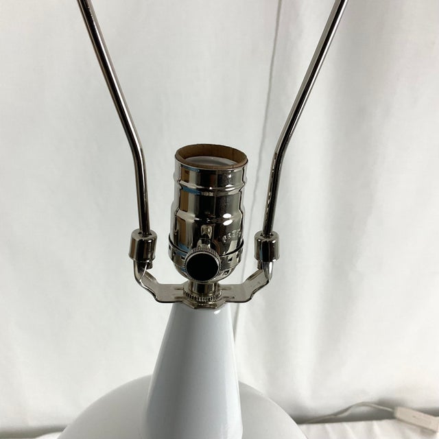 Mid-Century Modern Vintage Italian Stacked Sphere Metal Lamps - a Pair For Sale - Image 3 of 11