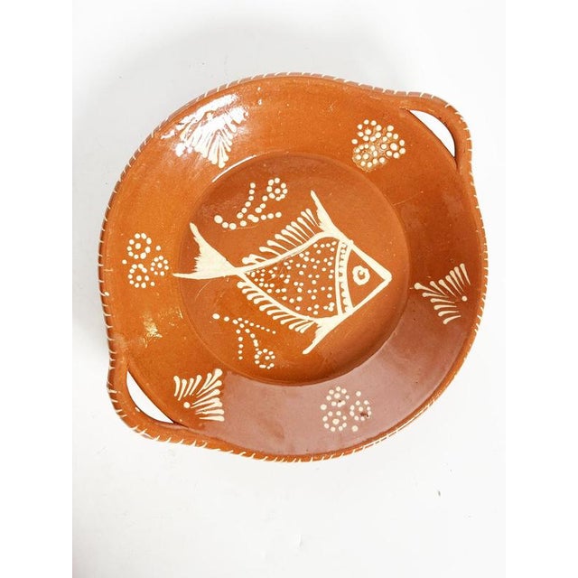 20th Century, Glazed Pottery Dishes, France, Set of 2 For Sale - Image 6 of 12