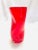 Vintage Squeeze Orrefors Red Blown Vase For Sale - Image 9 of 9