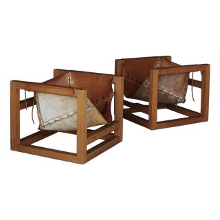 Tail 4 Lounge Chairs by Heinz Witthoeft, Germany 1959, Set of 2 For Sale