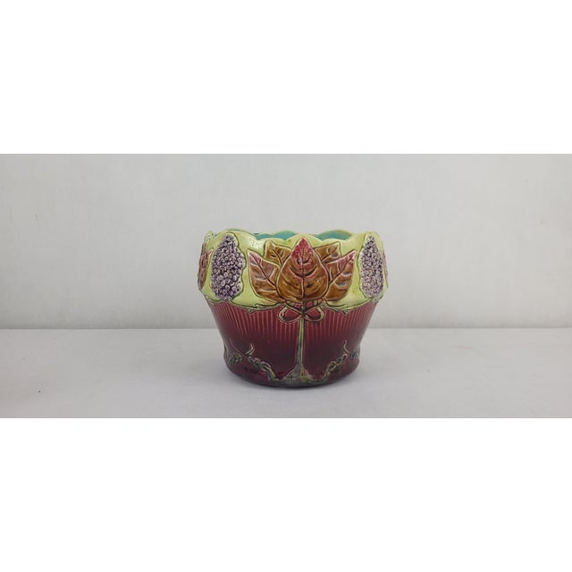 Art Nouveau Slip Planter, 1890s For Sale - Image 3 of 9