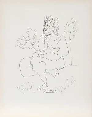 1980s "Faun" Lithograph After Pablo Picasso