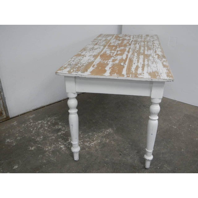 1960s Fir Wood Table, 1960s For Sale - Image 5 of 12