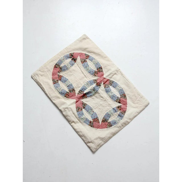 Vintage Quilt Pillow Sham Case For Sale - Image 6 of 10