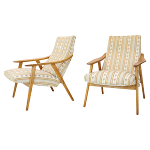Set of Mid-Century Armchairs, Czechoslovakia, 1960s