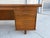 1960s Mid-Century Modern Walnut L-Shaped Executive Desk With Black Laminate Top For Sale - Image 9 of 16