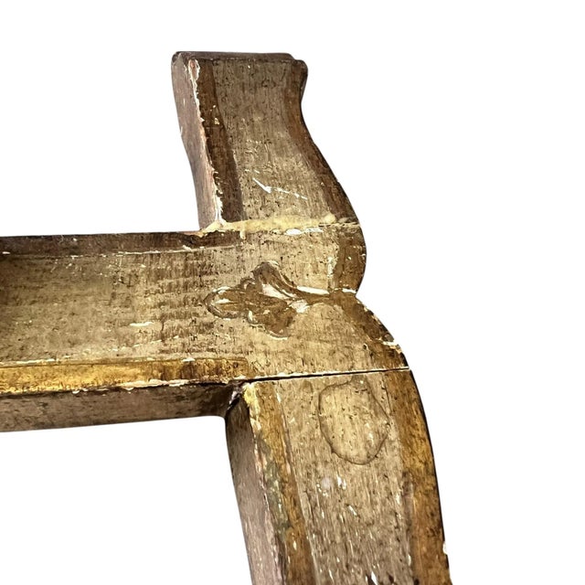 Vintage Italian Florentine Folding Tray Tables With Stand - Set of 4 For Sale - Image 11 of 12