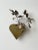Vintage Brass + Copper Heart Wall Pocket, Circa Mid-20th Century For Sale - Image 13 of 13