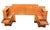 Art Deco Geometric Headboard with Bedside Cabinets in Birds Eye Maple, 1930s For Sale - Image 4 of 13