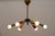 Mid-Century Modern Brass 6-Arm Sputnik Lamp, Italy, 1950s For Sale - Image 9 of 13