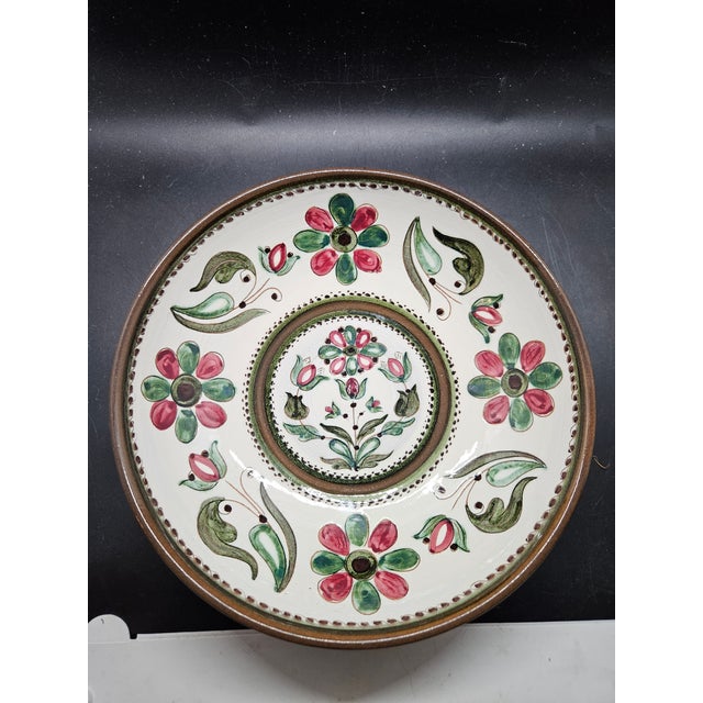 Gebruder Haas Handarbeit Liechtenstein Mid Century Pottery Bowl